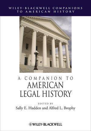 A Companion To American Legal History