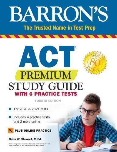 Act Premium Study Guide With 6 Practice Tests Barrons Test Prep 4Th