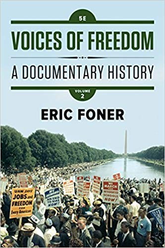 Voices of Freedom A Documentary History Fifth Vol 2 5th