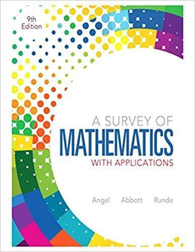 A Survey Of Mathematics With Applications 9th