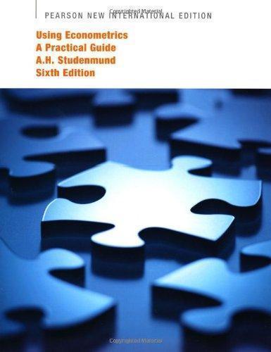 Using Econometrics A Practical Guide 6Th