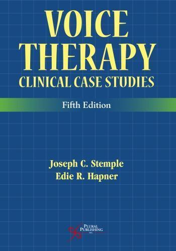 Voice Therapy Clinical Case Studies 5Th