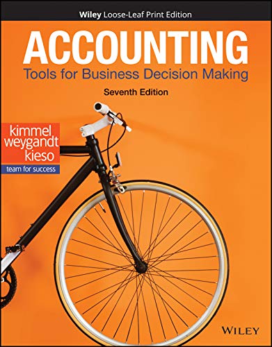 Accounting Tools for Business Decision Making 7th by Paul D Kimmel