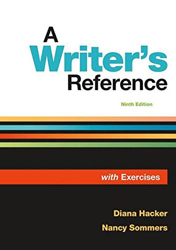 A Writer8217s Reference with Exercises Ninth