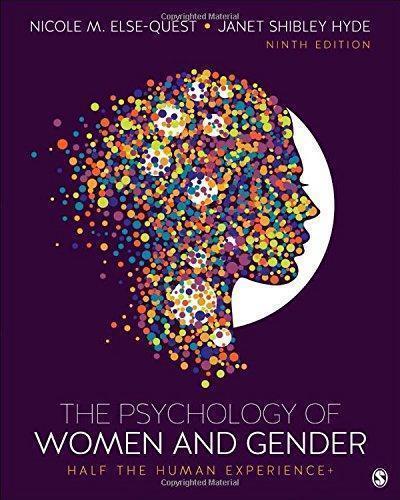 The Psychology Of Women And Gender 9th