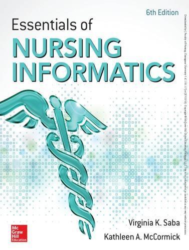 Essentials Of Nursing Informatics 6Th Essentials Of Nursing Informatics 6Th