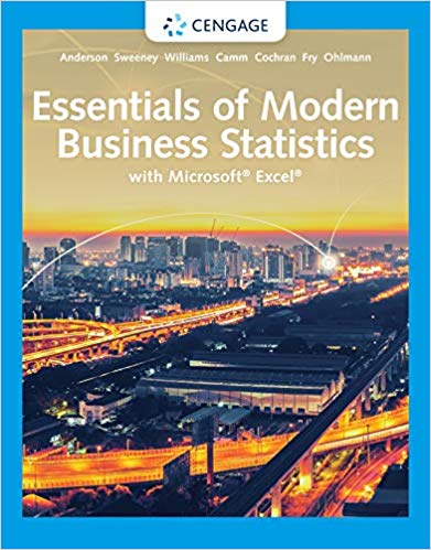Essentials of Modern Business Statistics with Microsoft Excel 8th Essentials of Modern Business Statistics with Microsoft Excel 8th
