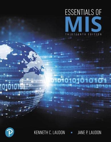 Essentials of MIS 13th by Kenneth Essentials of MIS 13th by Kenneth