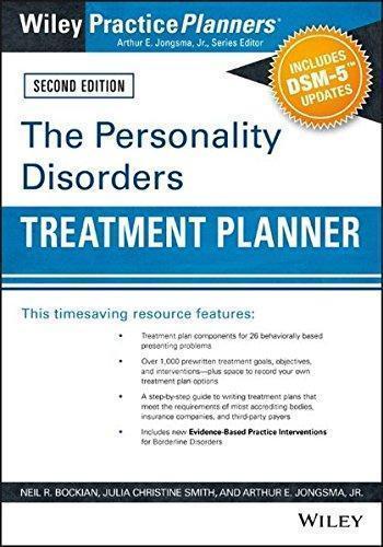 The Personality Disorders Treatment Planner Includes Dsm 5 Updates 2Nd