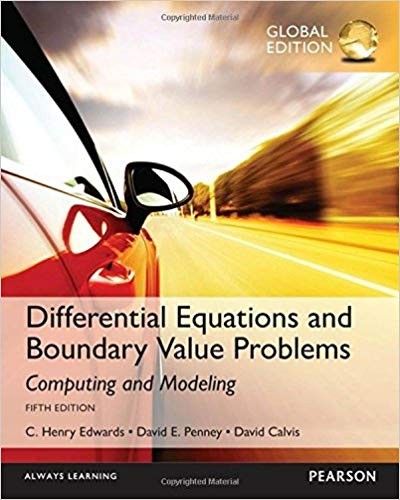 Differential Equations and Boundary Value Problems Computing and Modeling Global 5th