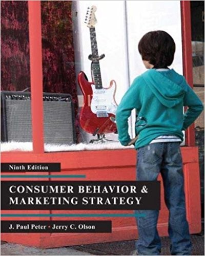 Consumer Behavior 9th by J Paul Peter