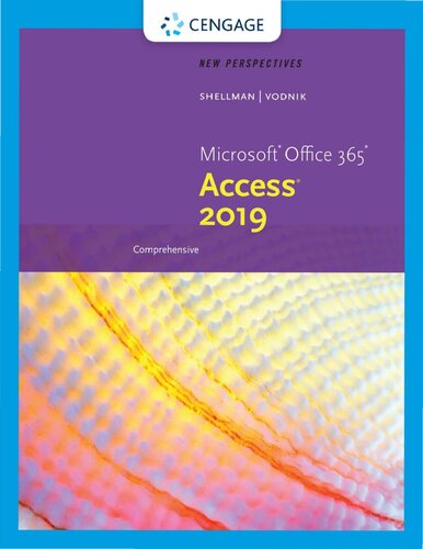 New Perspectives Microsoft Office 365 ampamp Access 2019 Comprehensive