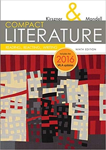COMPACT Literature Reading Reacting Writing 2016 MLA Update 9th