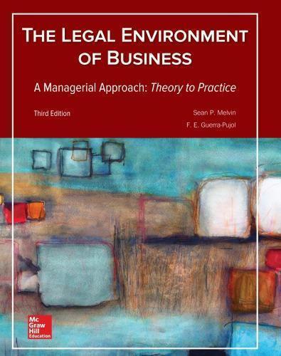 The Legal Environment Of Business 3Rd