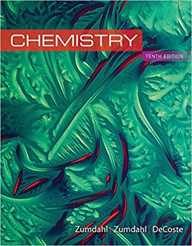 Chemistry 10th By Steven S Zumdahl
