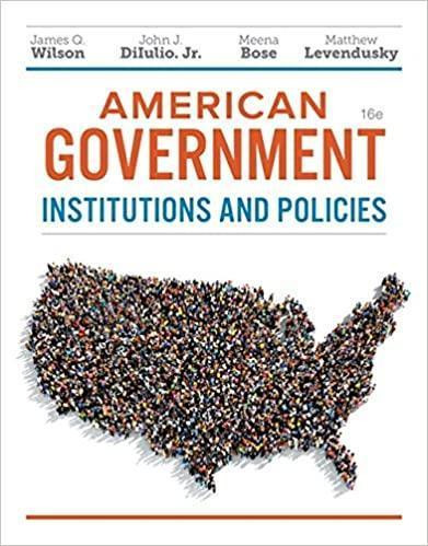 American Government Institutions And Policies 16Th