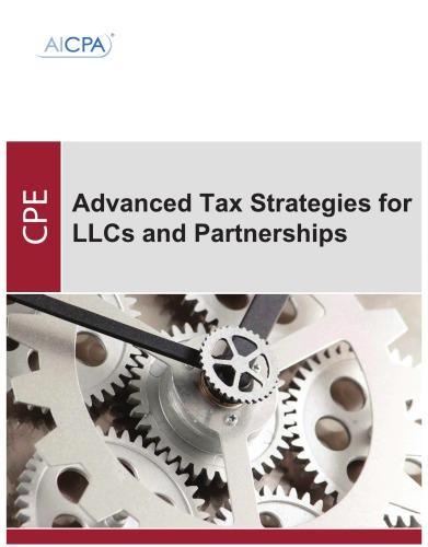 Advanced Tax Strategies For Llcs And Partnerships