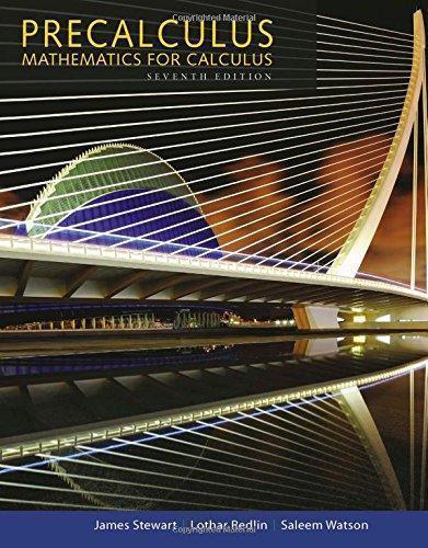 Precalculus Mathematics For Calculus 7Th