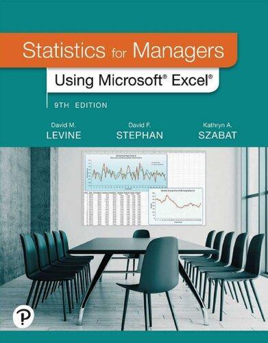 Statistics For Managers Using Microsoft Excel David M Levine 9th