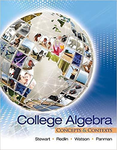 College Algebra Concepts And Contexts