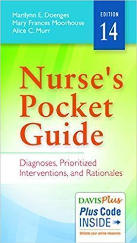 Nurses Pocket Guide Diagnoses Prioritized Interventions And Rationales 14Th