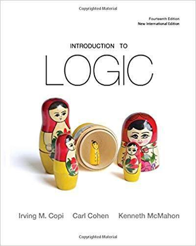 Introduction To Logic 14Th