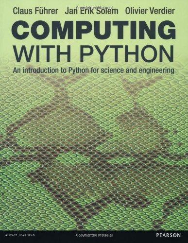 Computing With Python An Introduction To Python For Science Engineering
