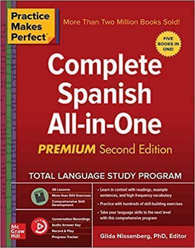 Practice Makes Perfect Complete Spanish All In One Premium 2Nd