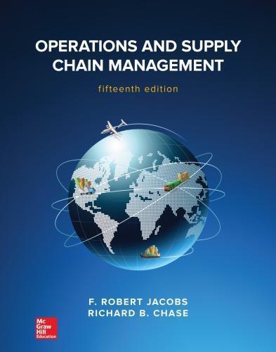Operations And Supply Chain Management 15Th