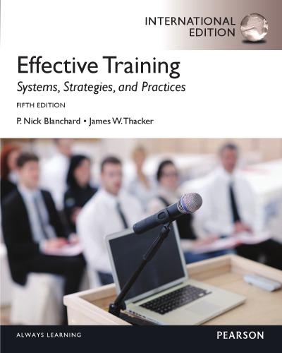 Effective Training 5Th Effective Training 5Th