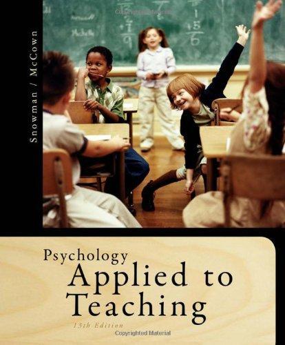 Psychology Applied To Teaching 13Th