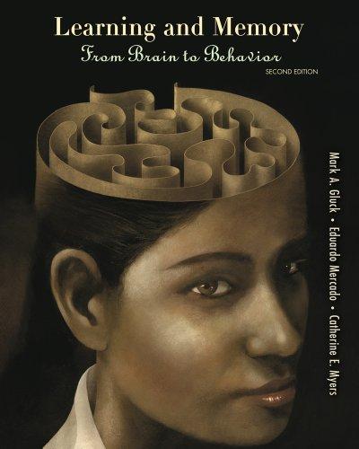 Learning And Memory From Brain To Behavior 2Nd