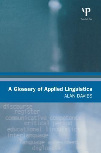 A Glossary Of Applied Linguistics A Glossary Of Applied Linguistics