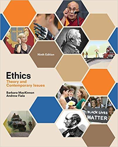 Ethics Theory And Contemporary Issues 9Th