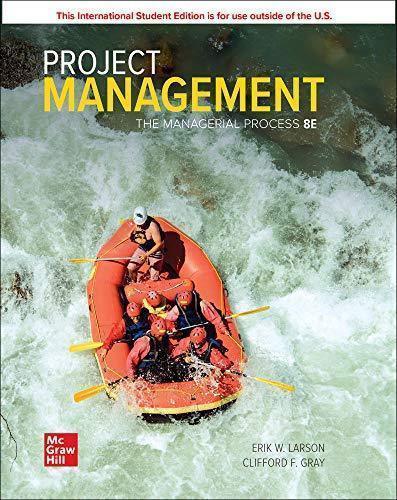 Project Management The Managerial Process 8Th