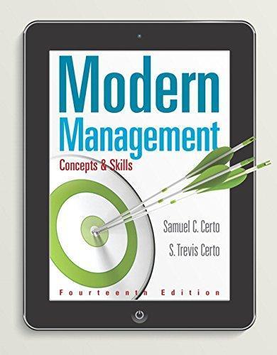 Modern Management Concepts And Skills 14Th