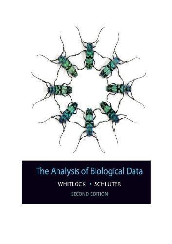 The Analysis Of Biological Data