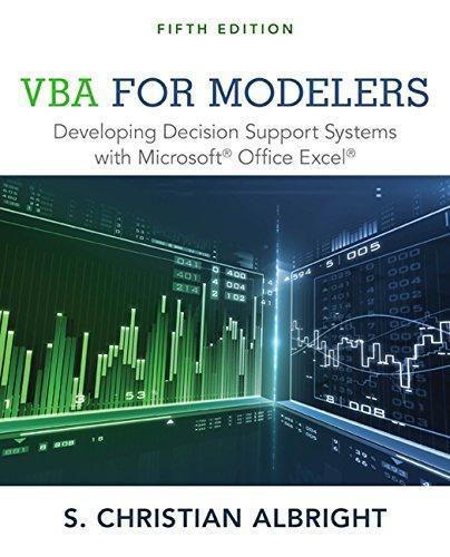 VBA For Modelers 5Th