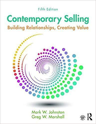 Contemporary Selling Building Relationships Creating Value 5Th