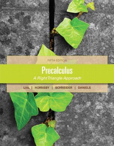 Precalculus 5Th Margaret L Lial
