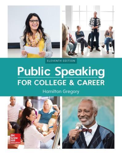 Public Speaking For College And Career 11Th