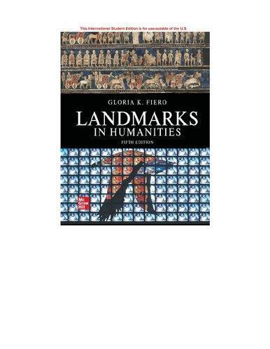 Landmarks In Humanities 5Th