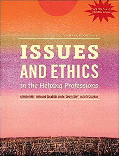 Issues And Ethics In The Helping Profession 9Th Issues And Ethics In The Helping Profession 9Th