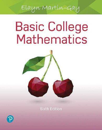 Basic College Mathematics 6Th Whats New In Developmental Math