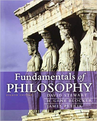 Fundamentals Of Philosophy 8Th