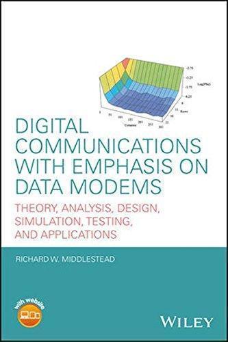 Digital Communications With Emphasis On Data Modems Theory Analysis Design Simulation Testing And Applications