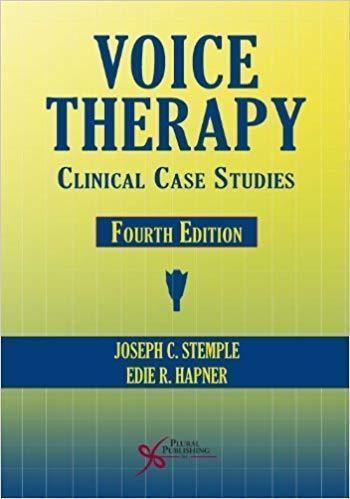 Voice Therapy Clinical Case Studies Fourth 4Th