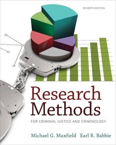 Research Methods For Criminal Justice And Criminology 7Th 1