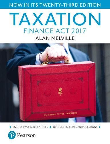 Taxation Finance Act 2017 by Alan Melville