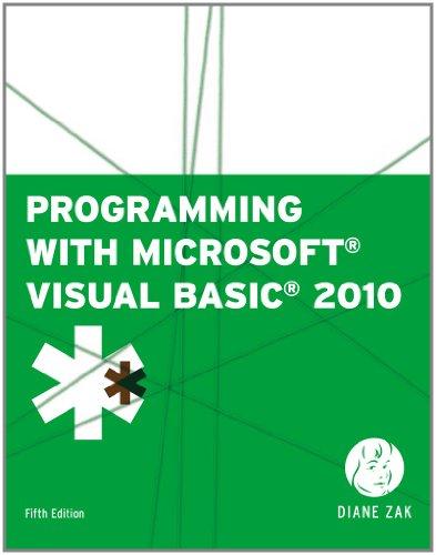 Programming With Microsoft Visual Basic 2010 5Th